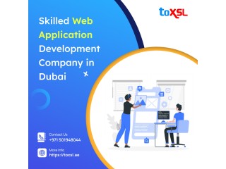 Primary services offered by ToXSL Technologies - Python application development company Dubai