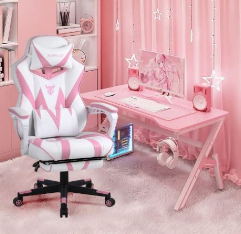 pink-gaming-chair-gaming-computer-chair-for-girls-reclining-gamer-chair-with-footrest-ergonomic-pc-gaming-chair-with-massage-big-0