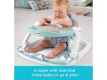 fisher-price-sit-me-up-floor-seat-with-tray-penguin-themed-portable-infant-chair-with-snack-tray-and-toys-small-2