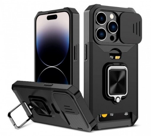 iphone-14-pro-case-with-sliding-camera-cover-and-card-holder-heavy-duty-protective-iphone-14-pro-case-with-kickstand-ring-magnetic-phone-big-4