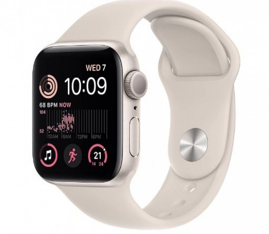 apple-watch-se-nd-gen-gps-40mm-smart-watch-wstarlight-aluminium-case-with-starlight-sport-band-fitness-tracker-blood-oxygen-ecg-apps-big-0