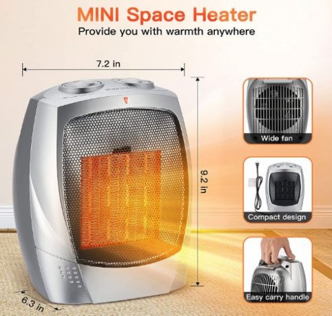 portable-electric-space-heater-1500w750w-ceramic-heater-with-thermostat-heat-up-200-sq-ft-in-minutes-big-1