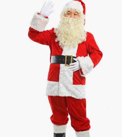 orolay-mens-deluxe-santa-suit-10pcs-christmas-adult-santa-claus-costume-big-0