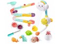 cute-stone-bath-toy-bathtub-toy-with-shower-and-floating-squirting-toys-fishing-game-for-toddles-and-babies-small-3