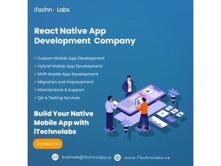 React Native App Development Company - USA- iTechnolabs